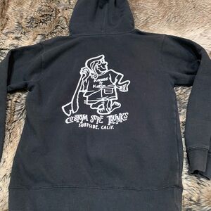 Kanvas By Katin Hoodie Black Beach Surf Hoodie Size S